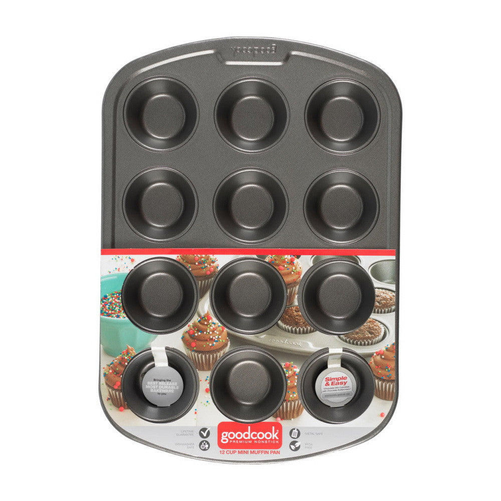 Goodcook Non-Stick E-Z Release Mini Muffin Pan